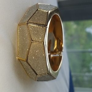 Gold and glittery bracelet